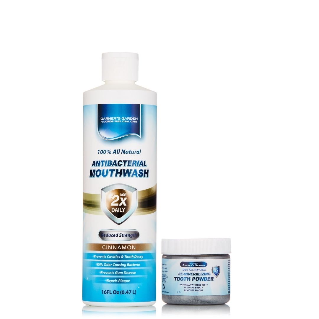 Natural Mouthwash and Tooth Powder