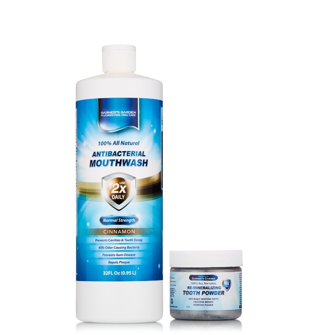 Natural Mouthwash and Tooth Powder