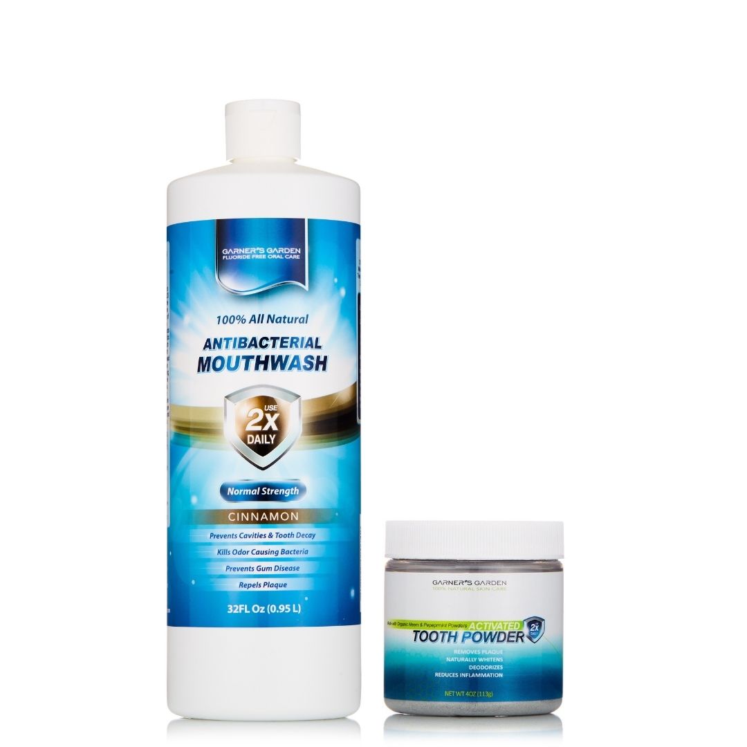 Natural Mouthwash and Tooth Powder