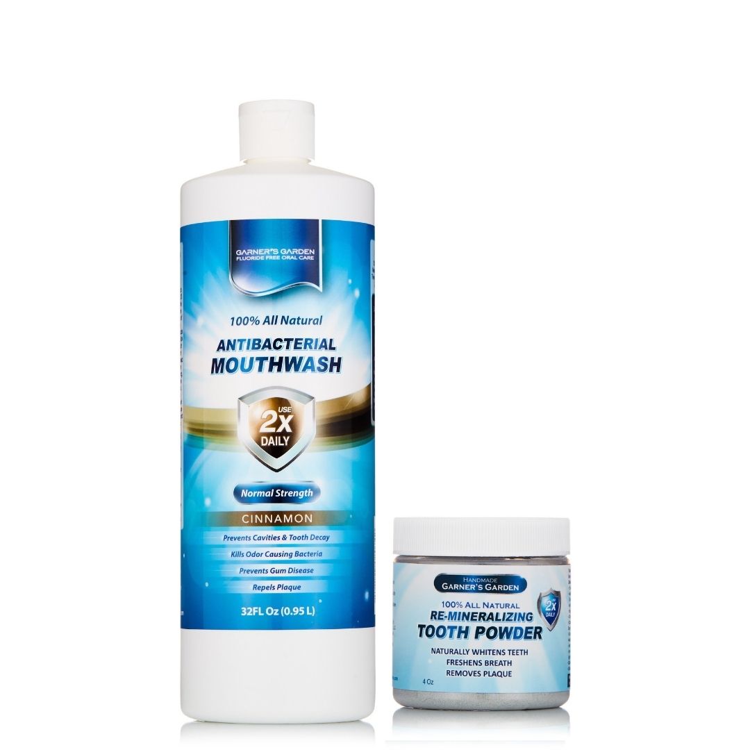 Natural Mouthwash and Tooth Powder