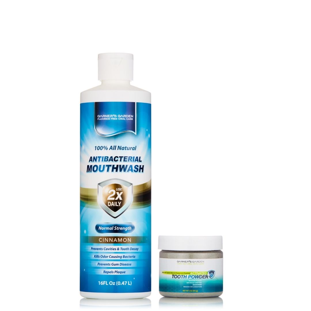 Natural Mouthwash and Tooth Powder