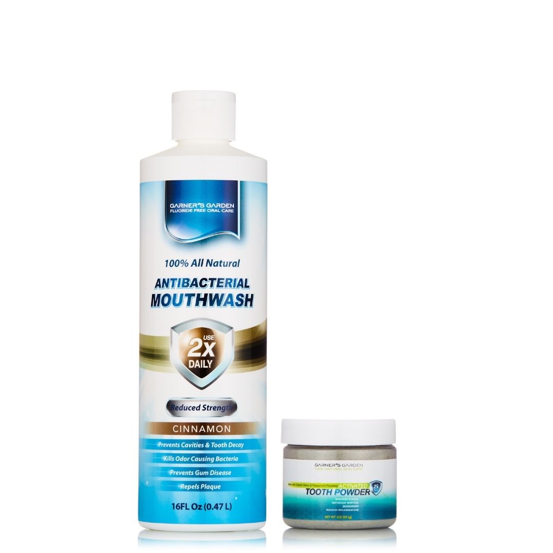 Natural Mouthwash and Tooth Powder