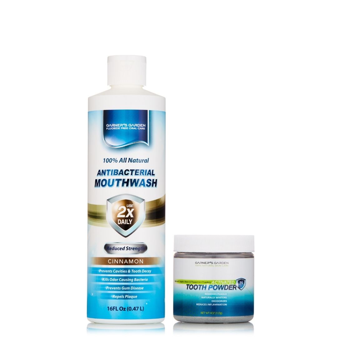 Natural Mouthwash and Tooth Powder