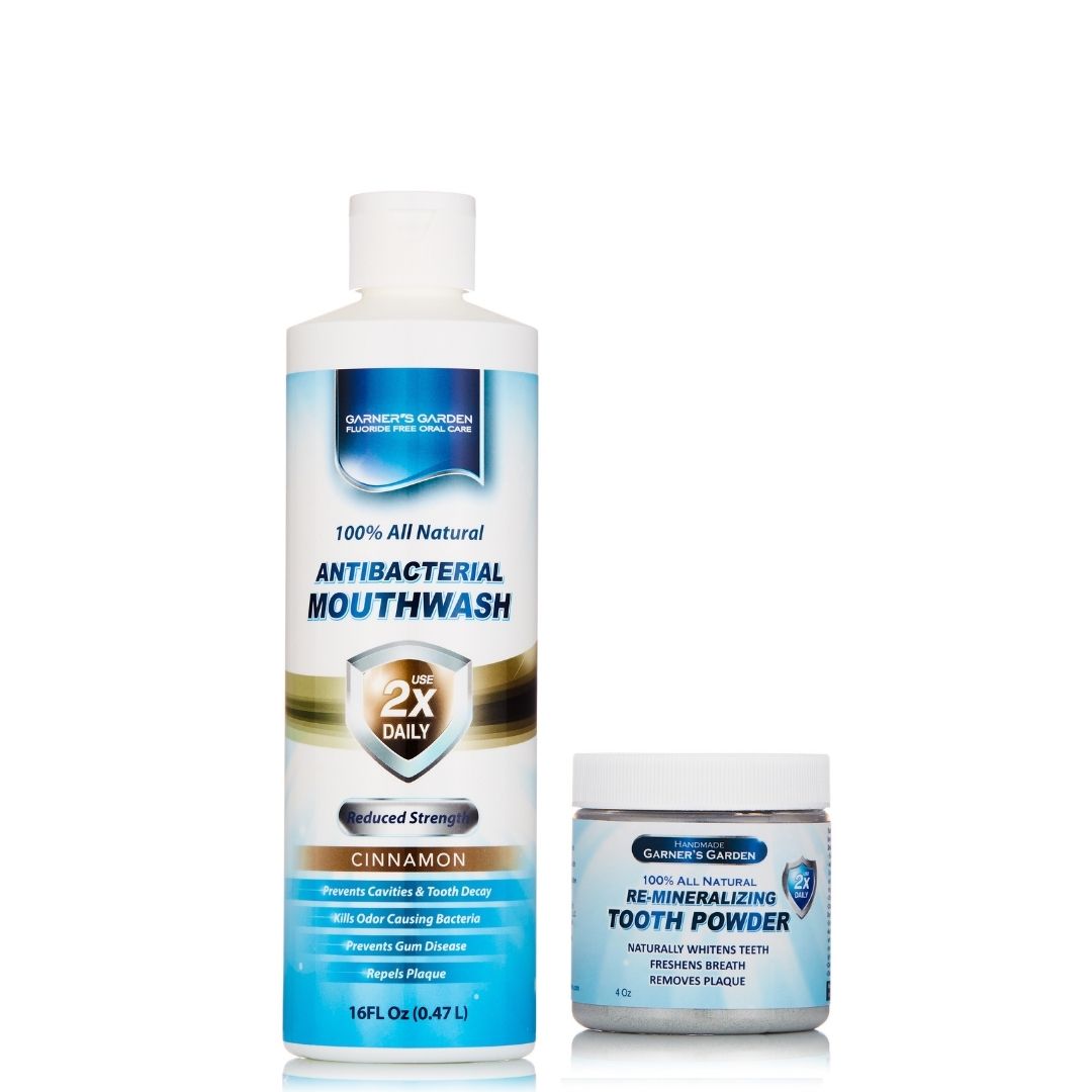 Natural Mouthwash and Tooth Powder